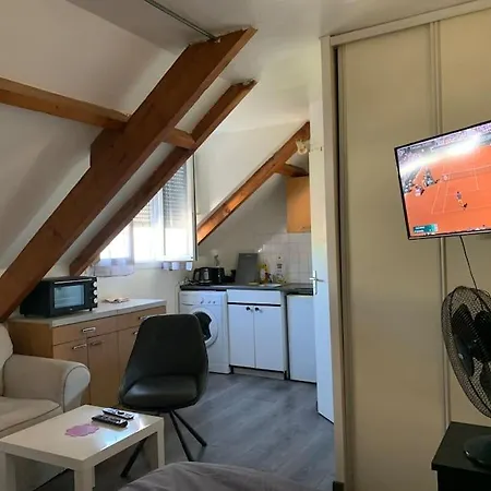 Tres Beau Studio Tout Equipe A 20 Mn De Paris 公寓 圣格拉蒂安